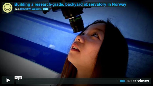 Video om hvordan observatoriet ble bygget.