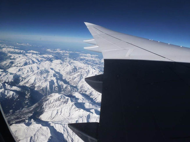 Bild: Blick aus dem Flugzeug