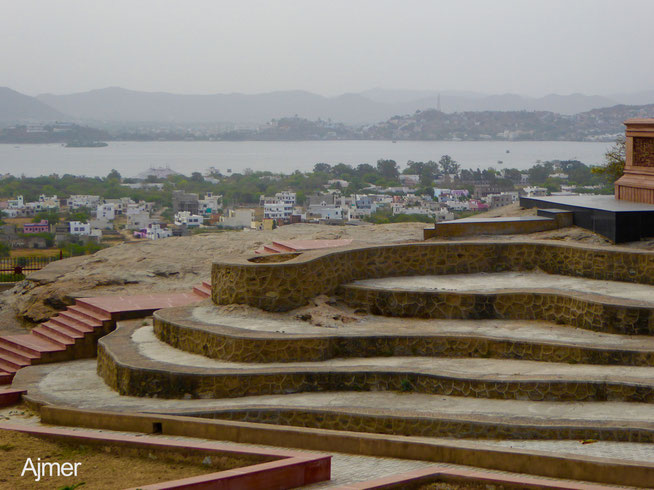 Bid: Blick auf Ajmer in Rajasthan, Indien