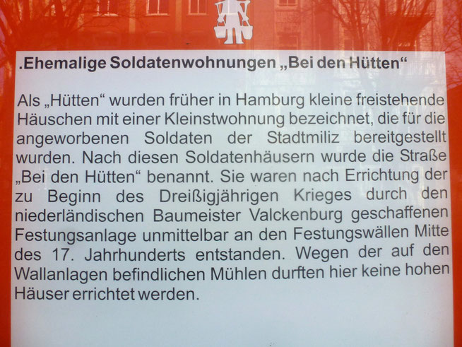 Bild: Ehemalige Soldatenwohnungen "Bei den Hütten"