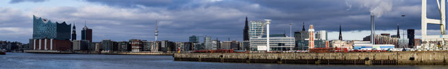 Bild: Blick auf den Hamburger Hafen