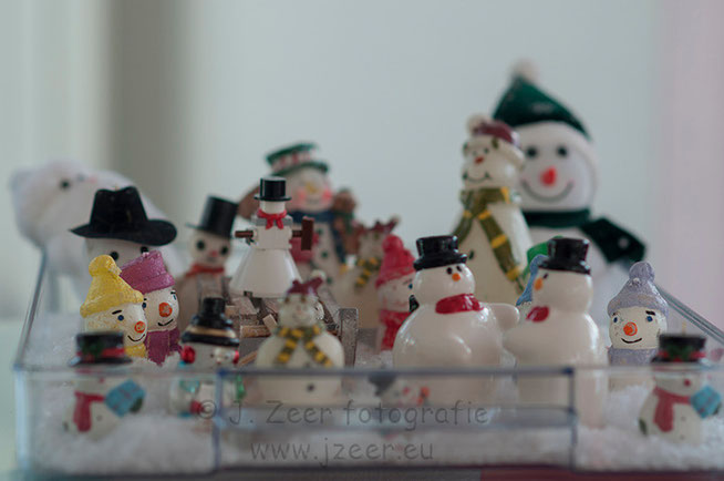 Traditiegetrouw verdwijnen in januari de december versieringen. Deze maken in mijn ouderlijk huis plaats voor de sneeuwpoppen. En dit jaar vond de "sneeuwpoppenconferentie" plaats.