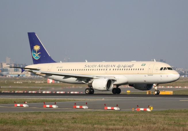 A 320-214  " HZ-ASG " Saudi Arabian Airlines -1