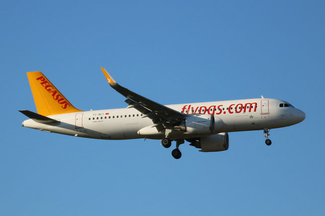 A 320-251N  " TC-NCT "  Pegasus Airlines -1