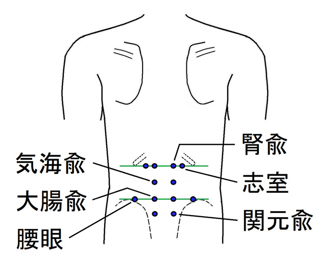 腰背部の衰え - ツボ健康療法講座！