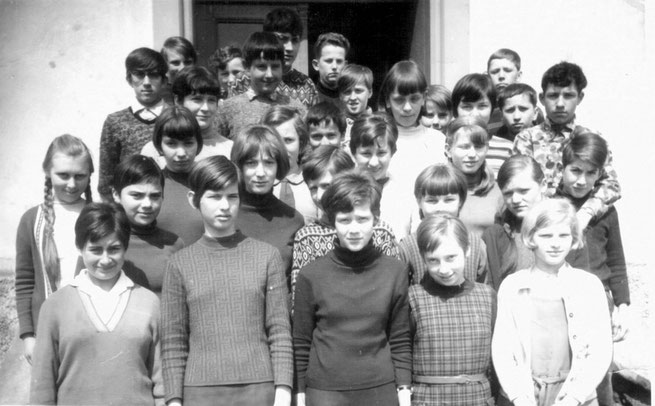 Bild: Schulklasse Wünschendorf Schule 1970