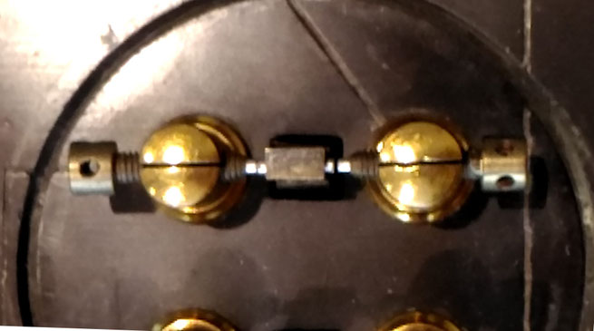 Submarine GPO key, used in the Franch submarine cable stations - Wieu of contact with relased main lever