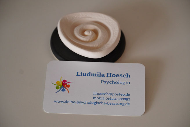 Visitenkarte Liudmila Hoeasch Psychologin