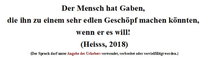 Aphorismen, Sinnsprüche, Lebensweisheit, Heisss, Würzburg