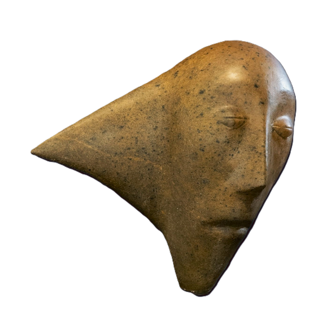 Heidrun Feistner: Ein Engel für Balach / Engel der Geschichte / Stein / 19,5 cm / 2025 / Foto Olaf Mokansky