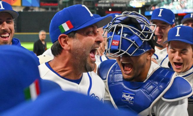 La gioia di Cervelli e dell'Italia (Foto FIBS)