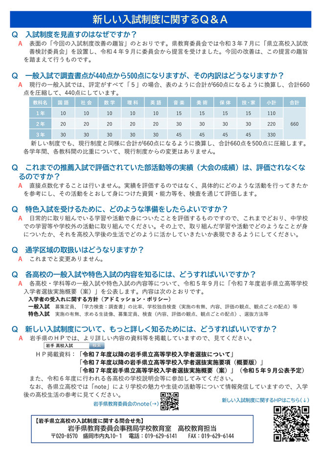 岩手県立高校入試,入試制度,特色入試,一般入試