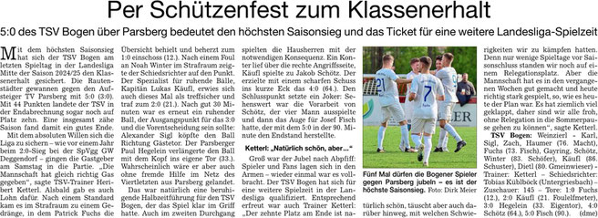Straubinger Tagblatt vom 19. Mai 2025