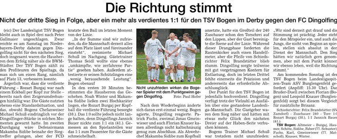 Straubinger Tagblatt vom 13.10.2025