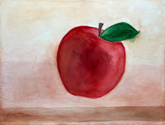 Bild des Monats April 2026: Lydia SILICON Aquarell 36 x 48 cm | Foto: Günter Wintgens