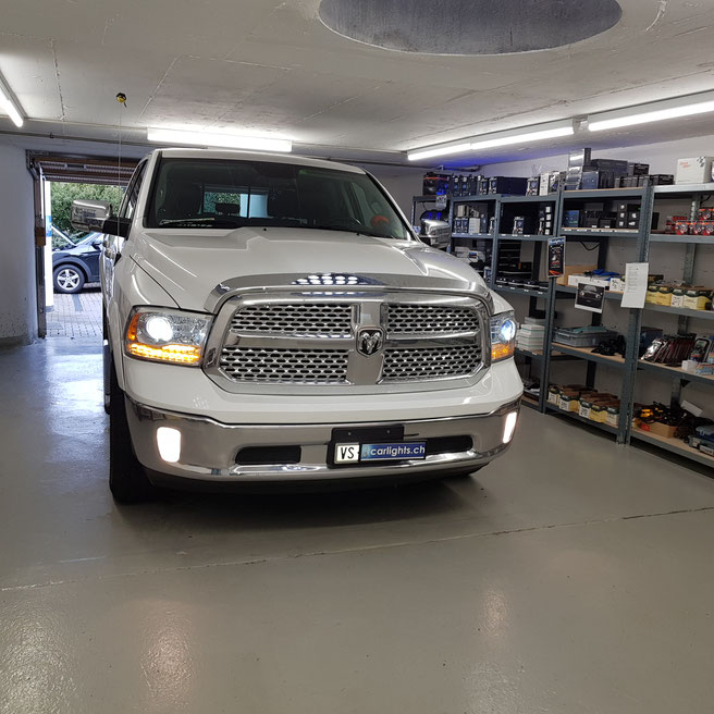 DODGE RAM LED UMBAU  Abblend-Fern-Nebel-Standlicht, Rückfahr-Bremslicht