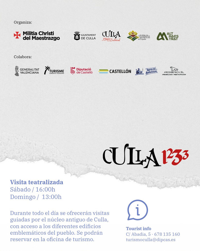 Programa de la Recreacion Historica de Culla