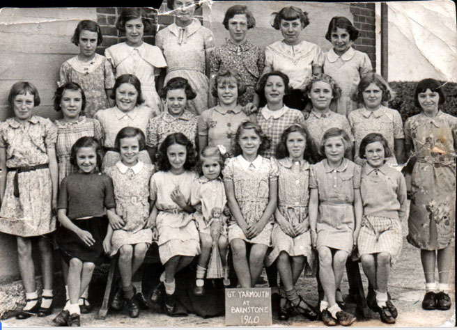 Girls from St Mary's Hospital School, Great Yarmouth - their names are recorded in Langar School's Admissions Register