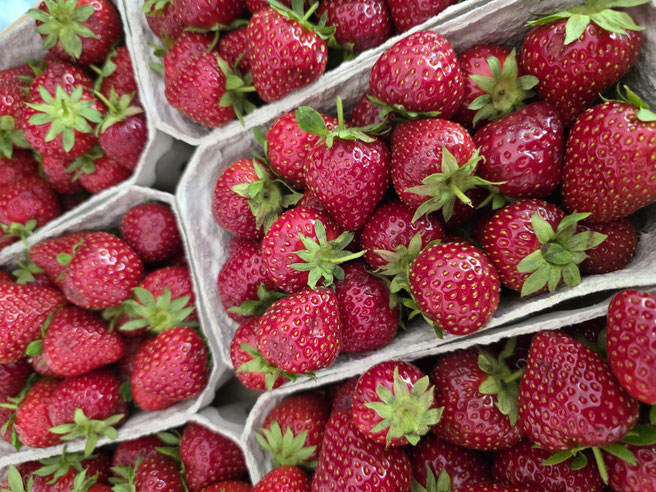 Erdbeeren für Erdbeermarmelade