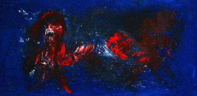 Popamok 2, Acryl auf Karton, 40x100, 2013