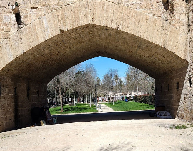 Están pensando en construir estanques 'anti-indigentes' para 'aumentar la seguridad' tras los delitos y un asesinato que se producen  en el Jardín del Turia. Es una estupidez, porque ya tenemos uno y acampan al lado y lo usan para lavarse la ropa.