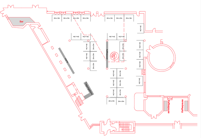 Raumplan für Industrie-Forum 2026 / Stand: Juli 2025