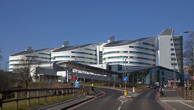 New Queen Elizabeth Hospital Birmingham in 2011 - image by Tony Hisgett on Wikipedia