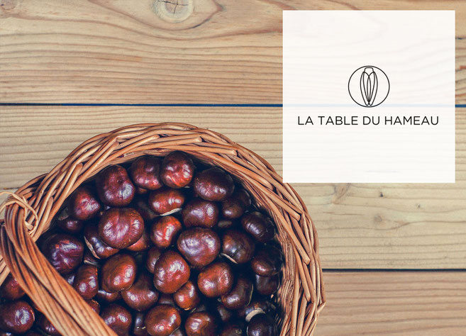 The chesnut at the center of attention at La Table du Hameau