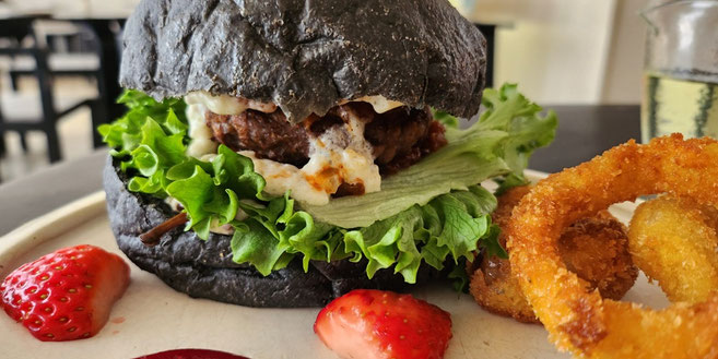 Vegan burger at arp