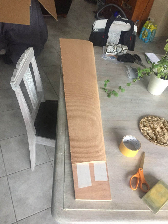 Rudder shape foam coat