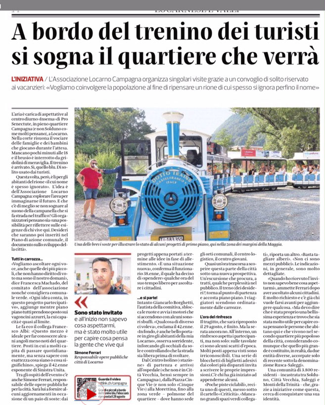 articolo Corriere del Ticino 30.07.2023 di Jona Mantovan