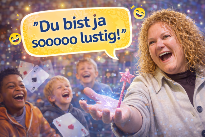 Lustiger Kindergeburtstag zu Hause zaubern lernen Workshop Yvonne Dibowski-Zanera