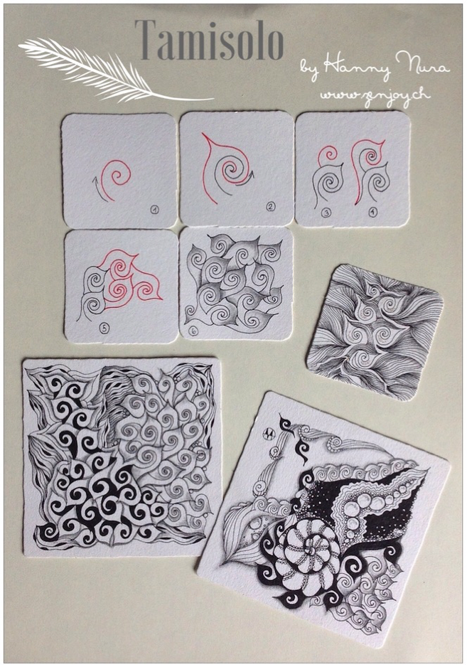 tamisolo step out zentangle