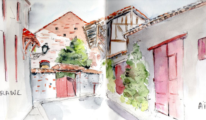 Rue médiévale Aiguillon