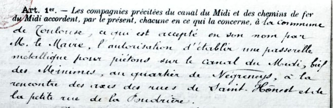 Document, signé par Honoré Serres en 1892