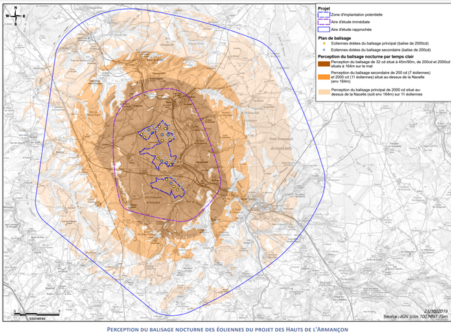 Source : Dossier de demande d'autorisation environnementale - Projet éolien Les Hauts de l'Armançon