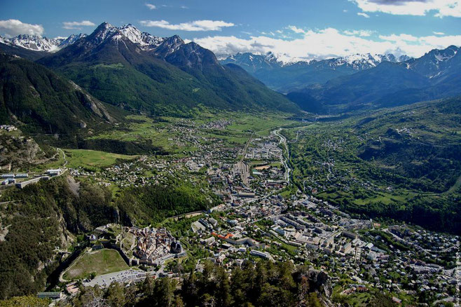 Briançon i de franske alper