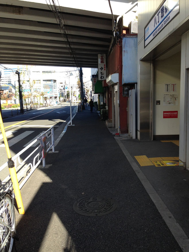 八丁畷駅から神奈川川崎渥美ボクシングジムまでの道順