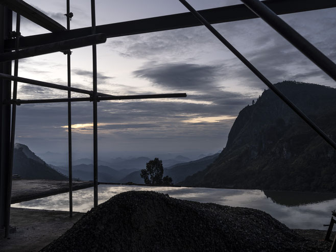 Abendstimmung in Ella als Farb-Photographie