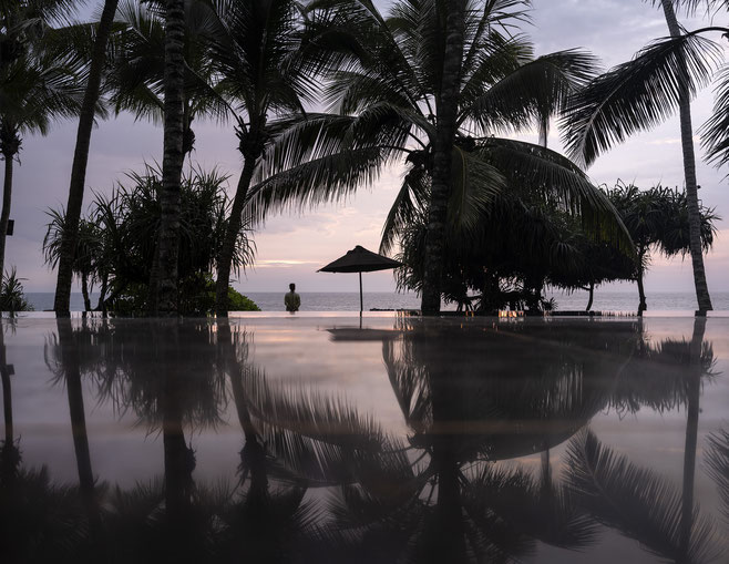 Strand in Bentota als Farb-Photographie