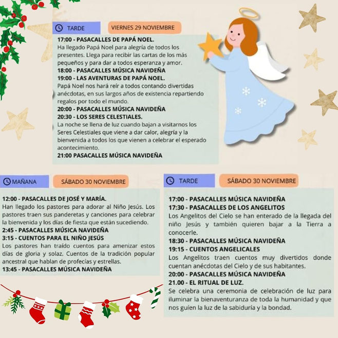 Programa del Mercado de las Luces de Chinchon