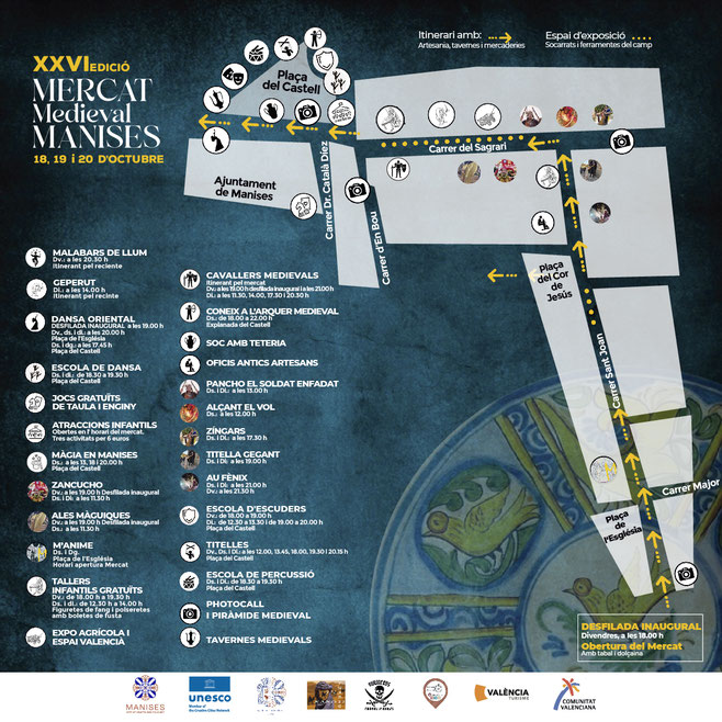 Actividades del Mercado Medieval de Manises