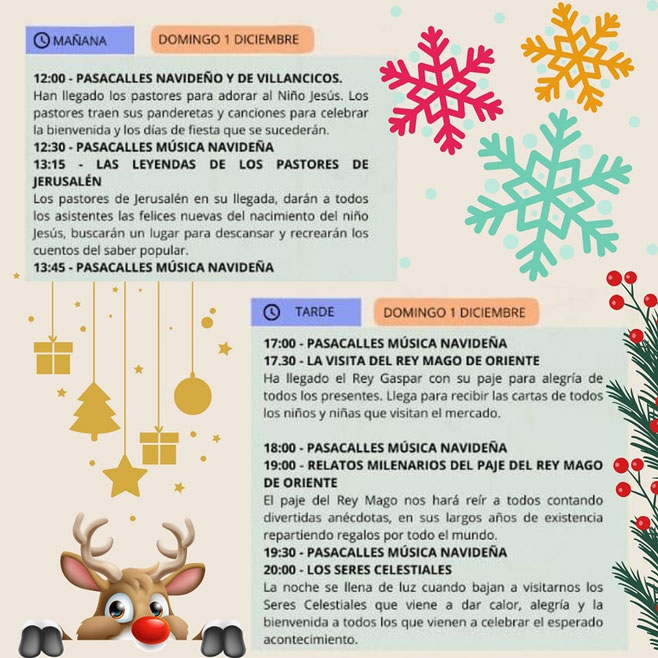 Programa del Mercado de las Luces de Chinchon