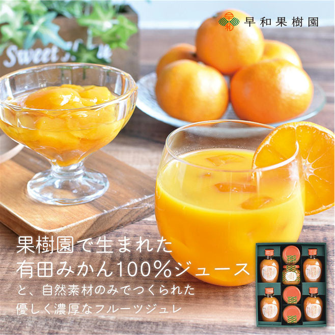 早和果樹園 有田みかんジュース・ジュレ 詰合せ