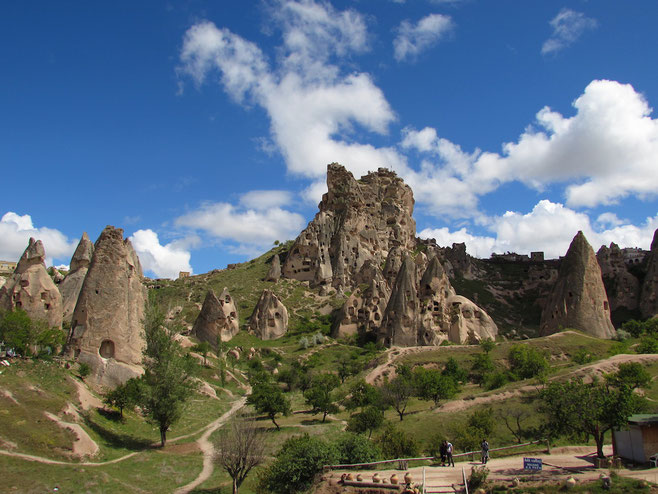 fairy chimneys in Cappadocia