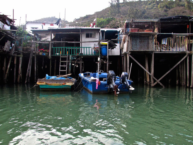 Village on stilts Hong Kong