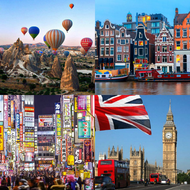 Cappadoica, London, Tokyo, Amsterdam