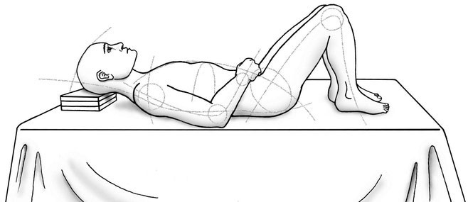 Semi-supine practice guide — Poise Alexander Technique Melbourne