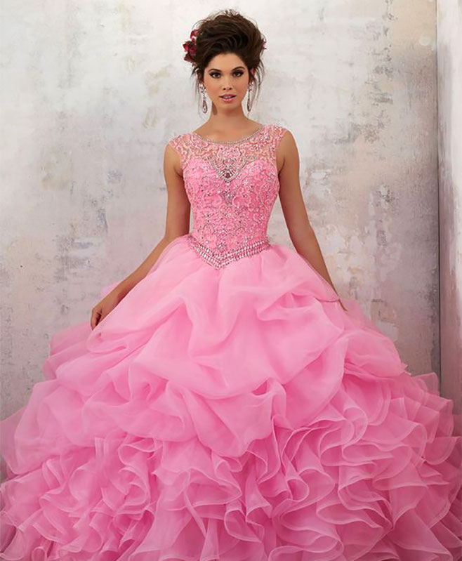 Vestidos para 15 hot sale años rosa pastel