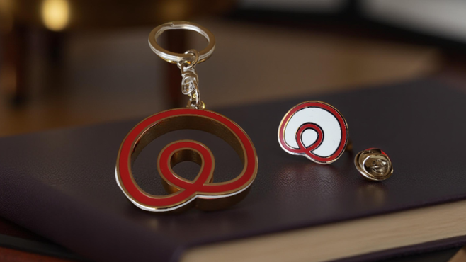 Metalen sleutelhangers met logo personaliseren